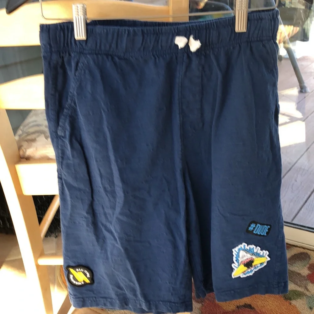 Childrens place navy elastic waist shorts xl 14